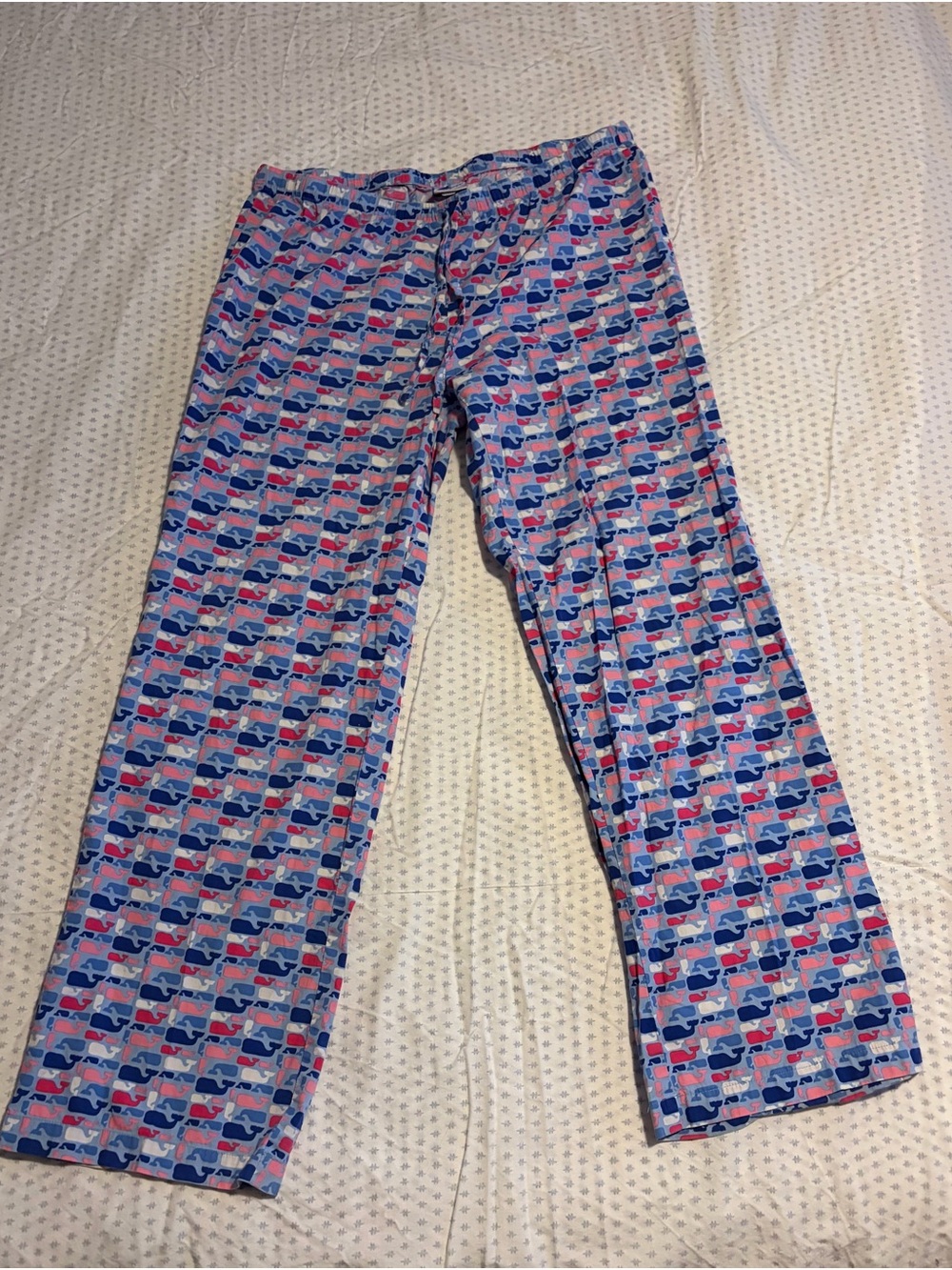 Vineyard Vines Blue, Pink & White Whale Sleep Pants